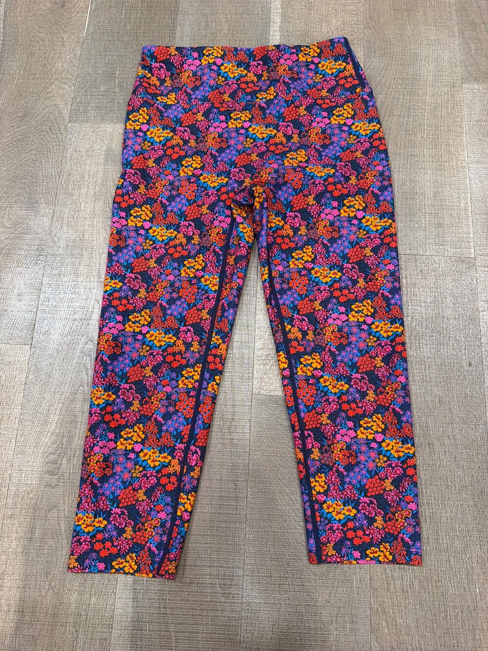 SSYS Purple Floral Compression High Waist Leggings